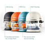 Fritaire Self-Cleaning Glass Bowl Air Fryer in Orange