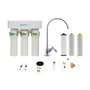 Aquasana AQ-5300+ Claryum® 3-Stage Max Flow Under Sink Water Filter in Brushed Nickel